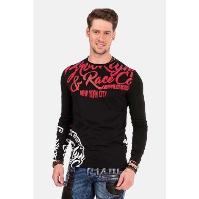 Abbildung von Cipo &amp; Baxx Sweatshirt, Herren, Größe: Medium, Schwarz