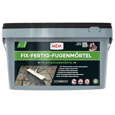 Abbildung von MEM Bauchemie Fugenmörtel Fix Fertig Basalt 25 Kg