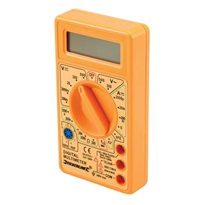 Abbildung von Silverline 589681 Digitalmultimeter AC u. DC Orange