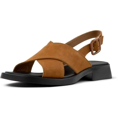 Abbildung von Camper DANA Riemensandalette, Damen, Größe: 37, Mittelbraun Schuhe