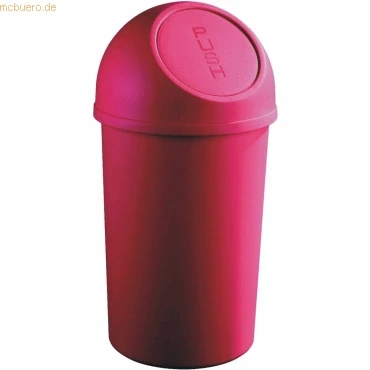 Abbildung von helit H2401225 Push Abfallbehälter „the flip“ 25L, rot