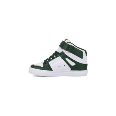 Abbildung von DC Shoes Pure Hi SE Kinderschuhe, Weiß / Dunkelgrün, 28.5 EU