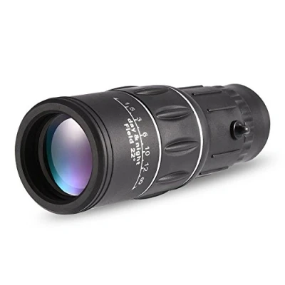 Abbildung von Diyeeni HD Handy Kamera Lens 16X52 Monocular Telescope, Einstellbarer Teleobjektiv Zoom Wasserdicht, Stativ Halter für Wandern Camping