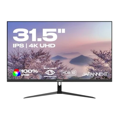 Abbildung von JapanNext PC Monitor IPS Panel 31.5 Zoll 4K UHD Neigungsverstellbar 16:9 3840x2160 3xHDMI 1xDP 60 Hz 5ms Flicker Free JN IPS315UHDR