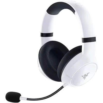 Abbildung von Razer Kaira Kabellose Gaming Kopfhörer für Xbox Series X (Triforce Titanium 50mm Treiber, HyperClear Cardioid Mikrofon, Wireless, Windows Sonic) Mercury Weiß