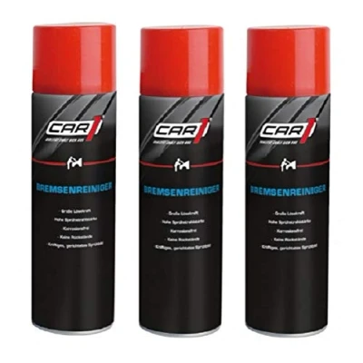 Abbildung von 3 x 500ml CAR1 Bremsenreiniger Bremsscheibenreiniger Spray CO 3000