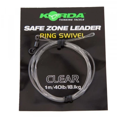 Abbildung von Korda Kamo Leaders Ring Wirbel Clear Karpfen Vorfächer