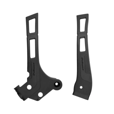 Abbildung von Polisport Yamaha YZ125/YZ250 Rahmenschutz Schwarz Modelles 2005 20