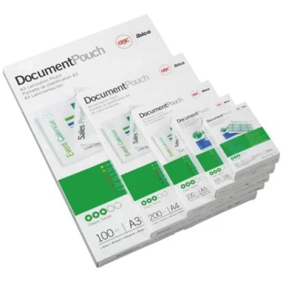 Abbildung von GBC Laminiergerät Laminierfolie DocumentPouch ibico A6, 100er