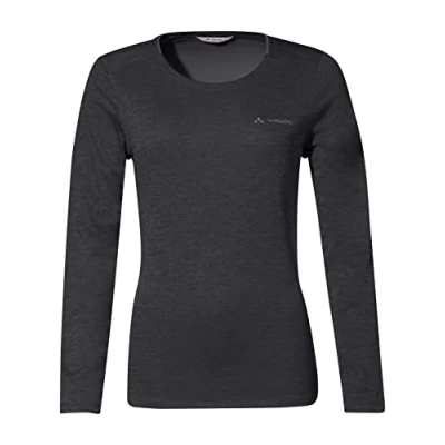 Abbildung von Vaude Essential Langarmshirt, Damen, Größe: 36, Black