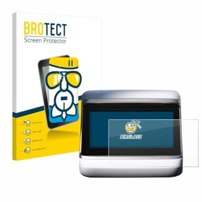 Abbildung von BROTECT Schutzglas für Tesla Model X Plaid 2023 (Hinteres Display) Schutzfolie Panzer Folie Glas [Extrem Kratzfest 9H, Anti Fingerprint,
