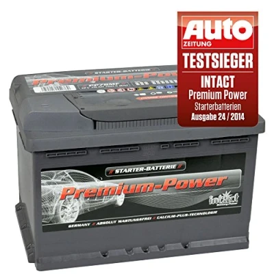 Abbildung von intAct Premium Power PP78MF, 30% mehr Startleistung, wartungsfreie Autobatterie 12V 78Ah 760 A (EN), Schaltung 0 (Pluspol rechts), Maße (LxBxH): 278x175x190mm