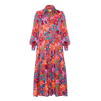 Abbildung von Swing Fashion Damen Capri Dress, Blumen, 38 EU