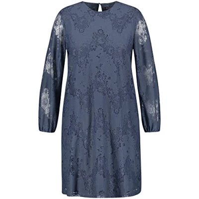 Abbildung von SAMOON Damen Pullover Turtle Kleid, Nordic Blue, 42