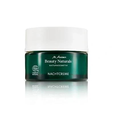 Abbildung von M. Asam Beauty Naturals NACHTCREME (50ml) DNA Zellreparatur &amp; Regeneration mit marinen Rohstoffen BIO Arganbutter, zertifizierte Naturkosmetik in nachhaltiger Verpackung, vegane Hautcreme