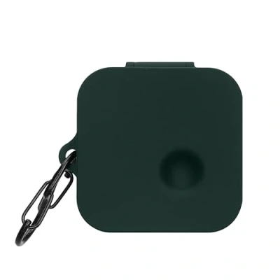 Abbildung von kwmobile Hülle kompatibel mit CMF by Nothing Ear 2024 Kopfhörer Silikon Schutzhülle Etui Case Cover Schoner in Dunkelgrün