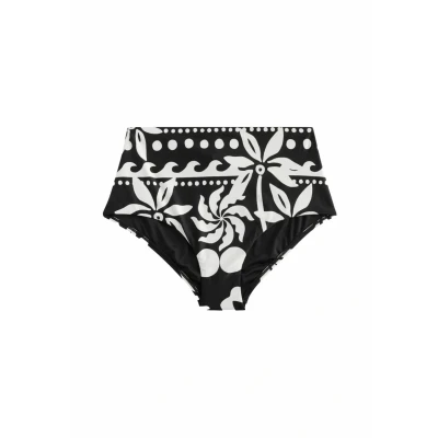 Abbildung von Next HIGH Waist FIT Bikinihose, Damen, Größe: 42, Black white
