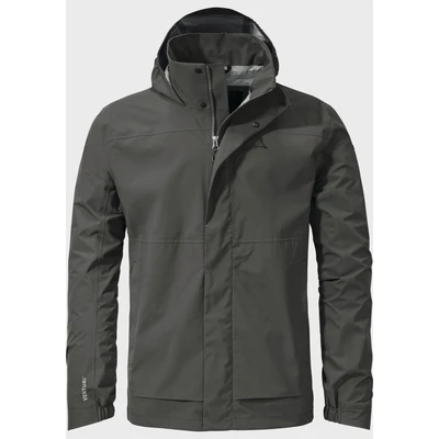 Abbildung von Schöffel Bellagio Regenjacke / wasserabweisende Jacke, Herren, Größe: 48, Grau