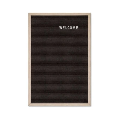 Abbildung von Showdown Displays Standregal Letterboard 40x60cm Holz Hellbraun / Schwarz, 1 tlg.