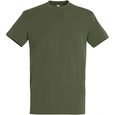Abbildung von Sols Imperial Herren T Shirt mit kurzen Ärmeln, Armeegrün, XL
