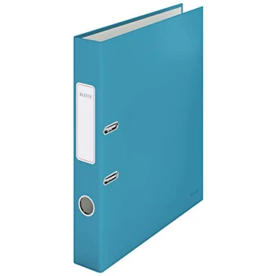 Abbildung von LEITZ Ordner Rückenbreite 5.2 cm DIN A4 stabile Pappe sanftes blau