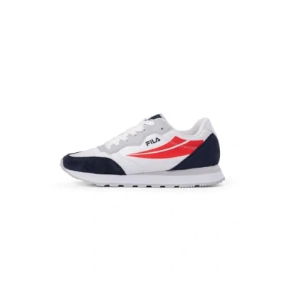 Abbildung von Fila Hypert Sneaker low, Herren, Größe: 40, White/navy/red Leder und textil