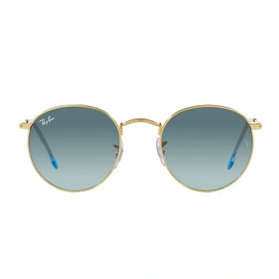 Abbildung von Sonnenbrille Ray Ban Rund Metall RB3447 001/3M 47/21/140