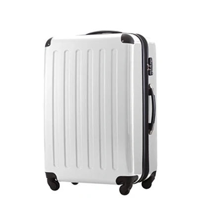 Abbildung von HAUPTSTADTKOFFER Alex Großer Hartschalen Koffer, TSA, 4 Doppel Rollen, Trolley, Rollkoffer, Reisekoffer, Volumenerweiterung, 75 cm, 119 Liter, Weiß