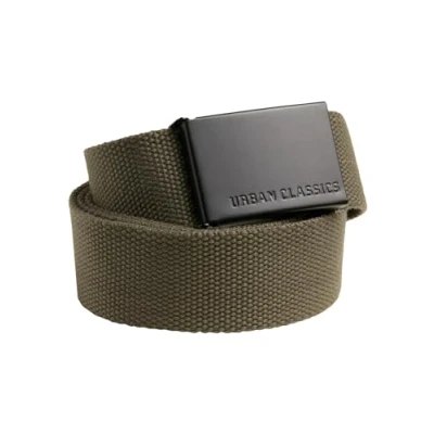 Abbildung von Urban Classics Single Gürtel, Herren, Größe: One Size, Olive/black