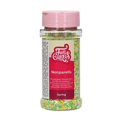 Abbildung von FunCakes Nonpareils Frühling: Kuchenstreusel, guter Geschmack, perfekt zum Dekorieren von Kuchen. 80 g.