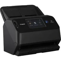 Abbildung von Canon DR S130 imageFORMULA Dokumentenscanner (WiFi &amp; USB, Duplex DIN A4 Einzug, Farbe, 600dpi, 30 Seiten/Min, 60 Blatt ADF, PDF durchsuchbar, OCR, schwarz)