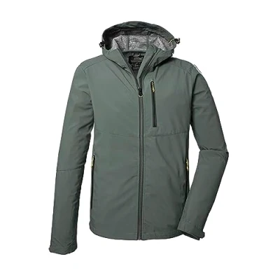 Abbildung von killtec Herren Softshelljacke/Outdoorjacke mit Kapuze KOS 259 MN SFTSHLL JCKT, pale green, XXL, 41367 000