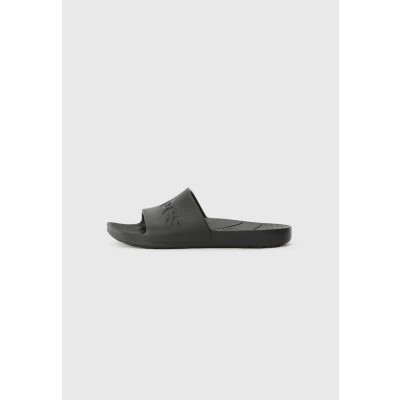 Abbildung von Crocs Slide Pantolette, Badeschuh, Schlappen, Strandschuh mit bequemem Fußbett