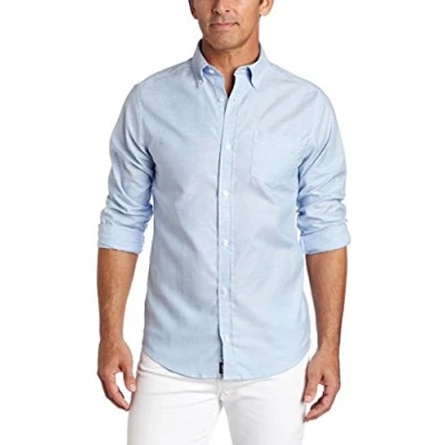 Abbildung von Lee Uniforms Herren Langarmhemd Oxford, hellblau, Groß