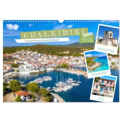 Abbildung von Chalkidiki Griechenlands schönste Halbinsel (Wandkalender 2025 DIN A3 quer), CALVENDO Monatskalender