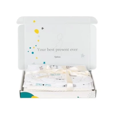 Abbildung von Flyideas Baby Geschenkset zur Geburt Neutral Perfekt Für Werdende Mütter, Babyparty Gender Reveal Geschenk Geschenksets Babys