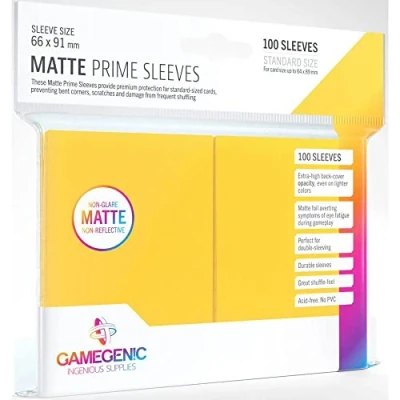 Abbildung von GameGenic Matte Prime Sleeves Yellow