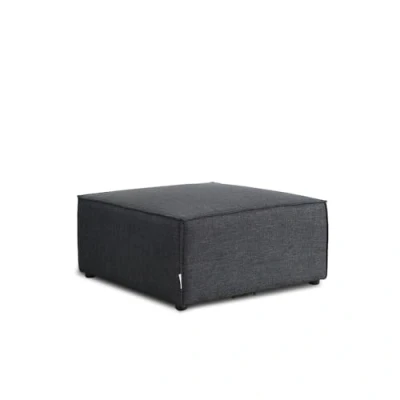 Abbildung von Home Deluxe Hocker Verona Anthrazit, ca. 87 x 46 cm, Sitzhöhe: Sitztiefe: cm I Modulares Sofa Modulsofa Ecksofa Wohnlandschaft