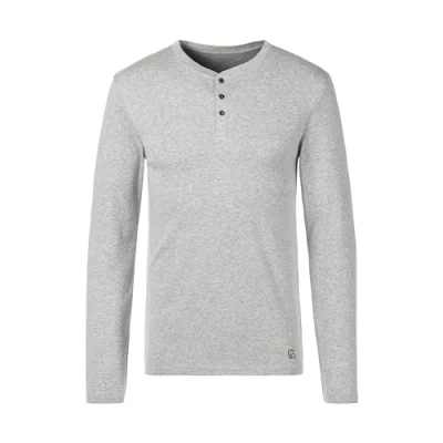 Abbildung von s.Oliver Langarmshirt, Herren, Größe: XL, Grau meliert