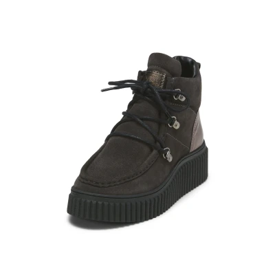 Abbildung von Marc O&#039;Polo Keilstiefelette, Damen, Größe: 37, Dark graphite Schuhe