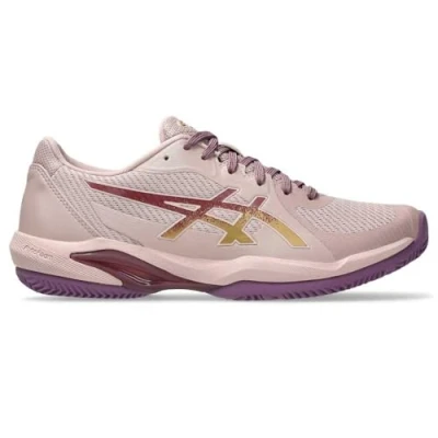 Abbildung von Asics Solution Swift FF 2 Padelschuhe, Damen, Größe: 39, Neutral pink/pure gold Textil/synthetik