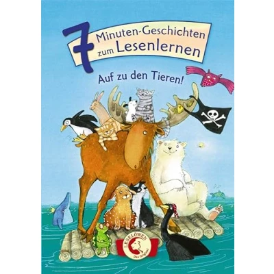 Abbildung von 7 Minuten Geschichten zum Lesenlernen Auf zu den Tieren!: Kurze für Tierfans Vorlesen und ersten Selberlesen