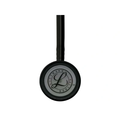 Abbildung von 3M Littmann Classic III Stethoskop zur Überwachung, 5803, Black Edition Bruststück, schwarzer Schlauch, 69 cm