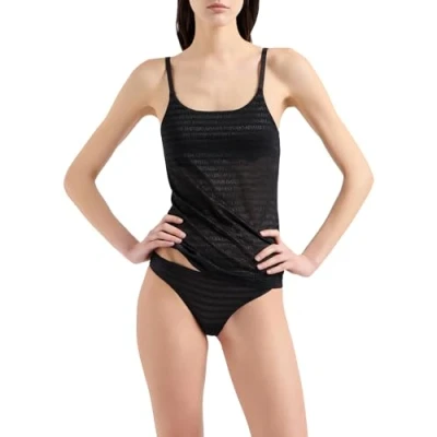 Abbildung von Emporio Armani 2 PACK Brazilian Slip, Damen, Größe: Medium, Nero/black