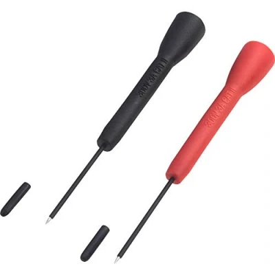 Abbildung von VOLTCRAFT MSS 101 Sicherheits Prüfspitzen Set Buchse 2 mm Schwarz, Rot 1