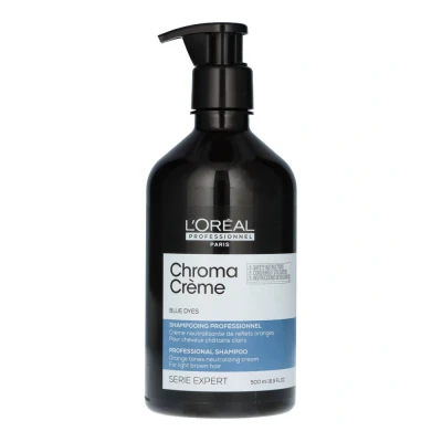 Abbildung von L&#039;Oréal Professionnel Serie Expert Chroma Crème Blue Dyes Silbershampoo 500 ml