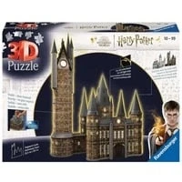 Abbildung von 3D Puzzle Harry Potter Hogwarts Schloss Astronomieturm Night Edition