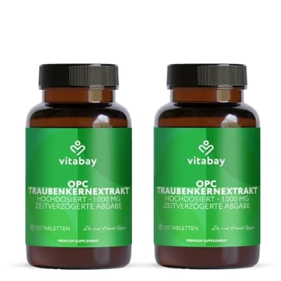 Abbildung von Vitabay OPC Traubenkernextrakt 1000 mg hochdosiert 240 St