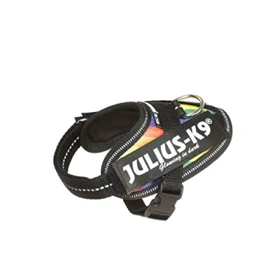 Abbildung von JULIUS K 9 IDC Powergeschirr, Größe: 3XS / Baby 1, Regenbogen (Kunstleder), 16IDC JRBW B1