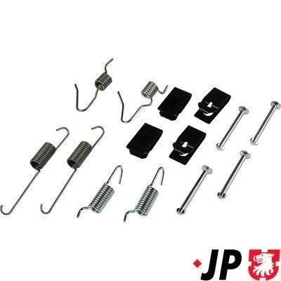 Abbildung von JP GROUP 4863950110 Zubehörsatz, Feststellbremsbacken 170 TOYOTA: Avensis II Kombi, Yaris I Schrägheck, Corolla IX Schrägheck